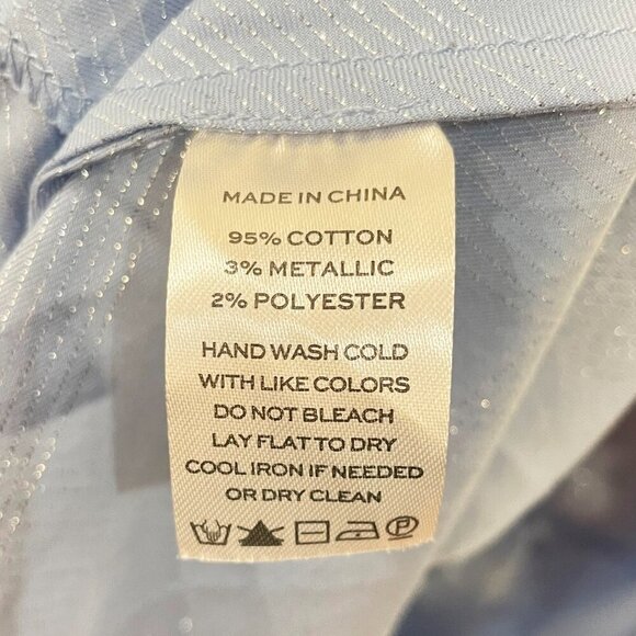 New Hill House Nesli Glitter Nap Dress Blue Medium - Picture 7 of 8